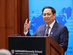Thăm Đại học Harvard, Thủ tướng nói về nền kinh tế độc lập của Việt Nam
