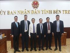 Hiệp hội Doanh nhân và Đầu tư Việt Nam - Hàn Quốc tìm hiểu cơ hội hợp tác tại tỉnh Bến Tre