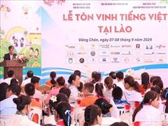 Lễ Tôn vinh tiếng Việt tại Lào năm 2024